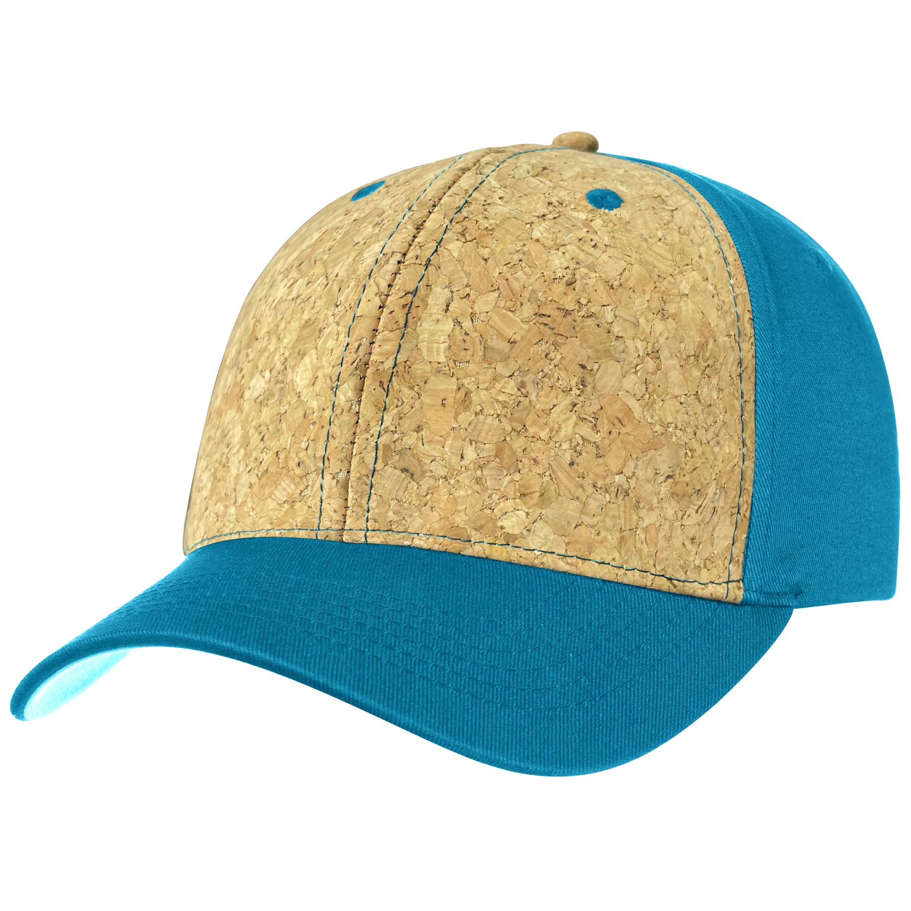 FlyFlyPromos - Two Tone 6 Panel Cork Trucker Baseball Cap Image 8 - Promotional Product